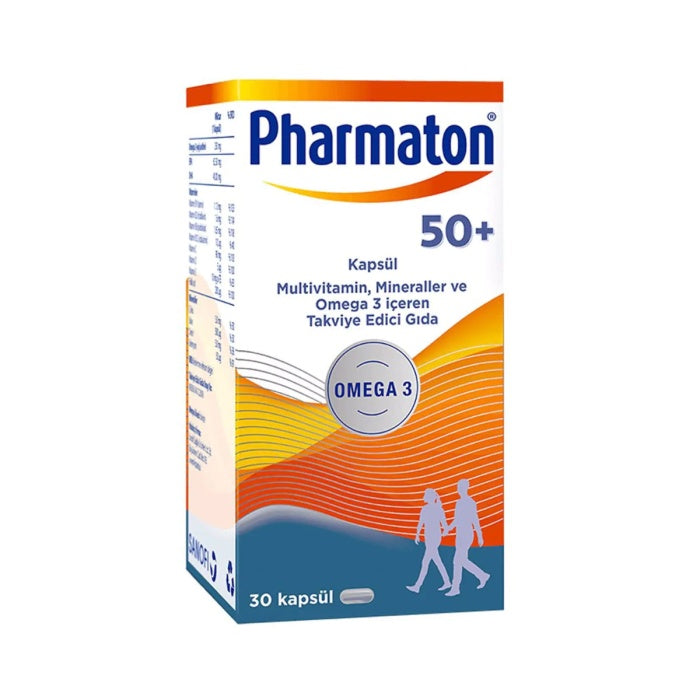 Pharmaton 50 Plus 30 Capsules