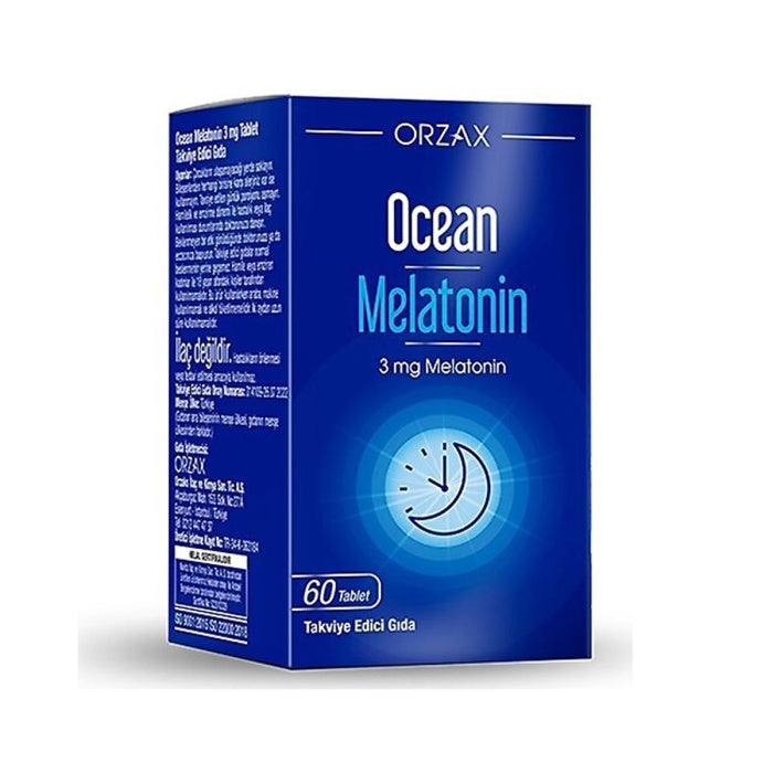 Ocean Melatonin 3 mg 60+30 Tablets - 50% More